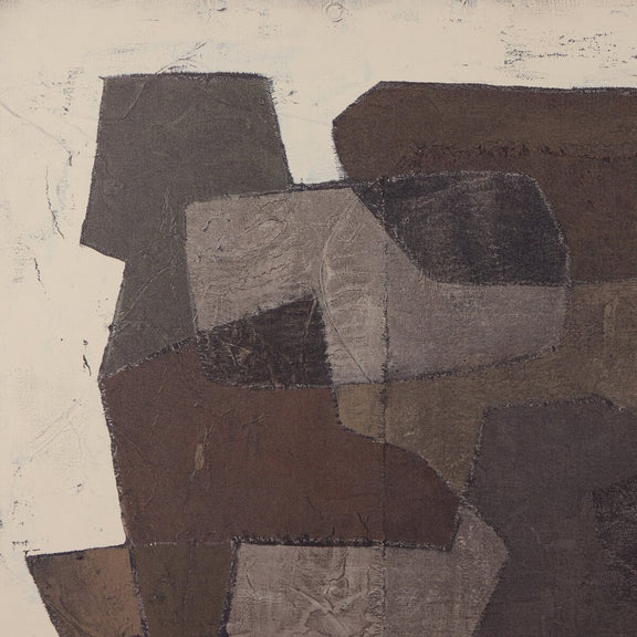Estrangement by Benjamin Galvan - Rustic Walnut Floater