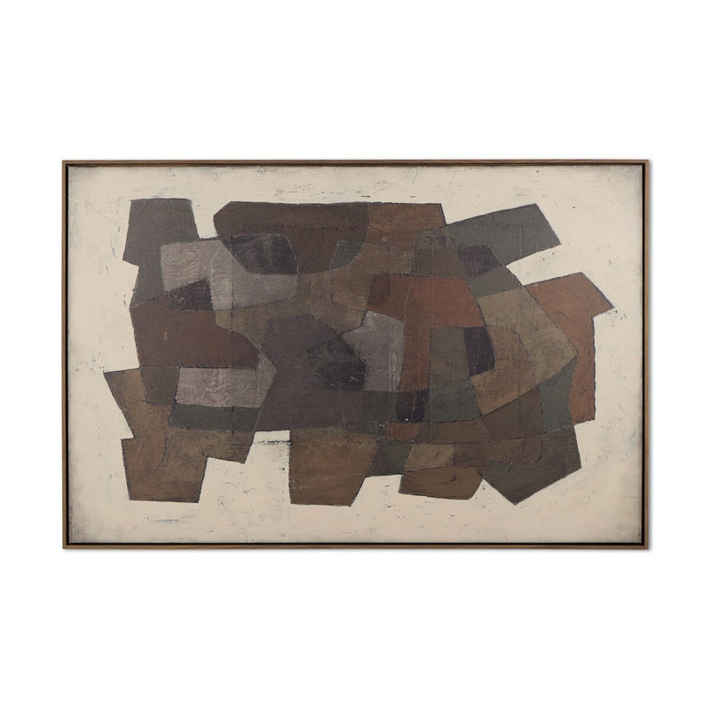 Estrangement by Benjamin Galvan - Rustic Walnut Floater