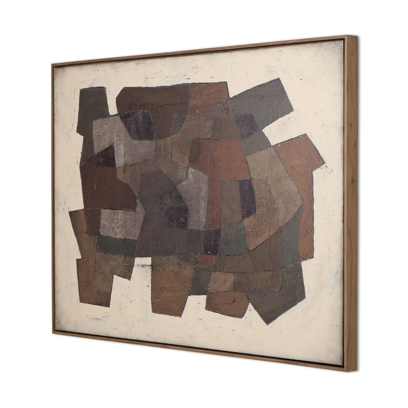 Estrangement by Benjamin Galvan - Rustic Walnut Floater