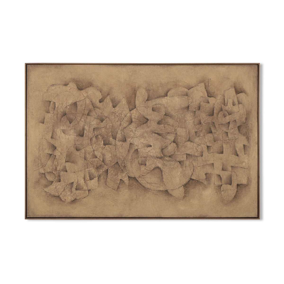 Desert Fortress by Benjamin Galvan - Rustic Walnut Floater