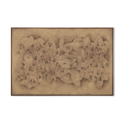 Desert Fortress by Benjamin Galvan - Rustic Walnut Floater