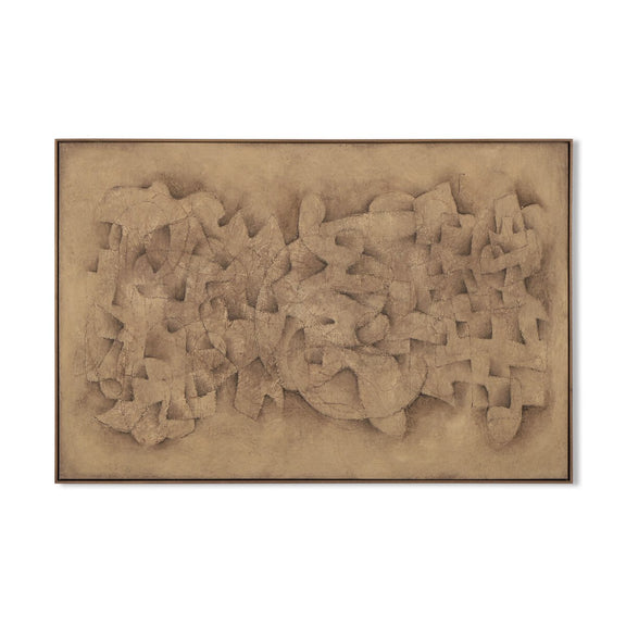 Desert Fortress by Benjamin Galvan - Rustic Walnut Floater