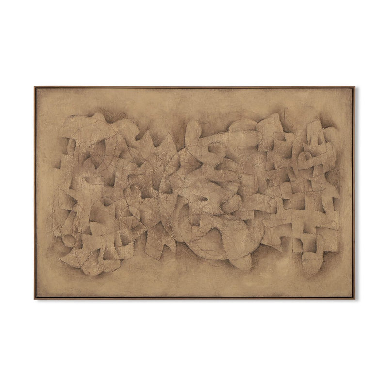Desert Fortress by Benjamin Galvan - Rustic Walnut Floater