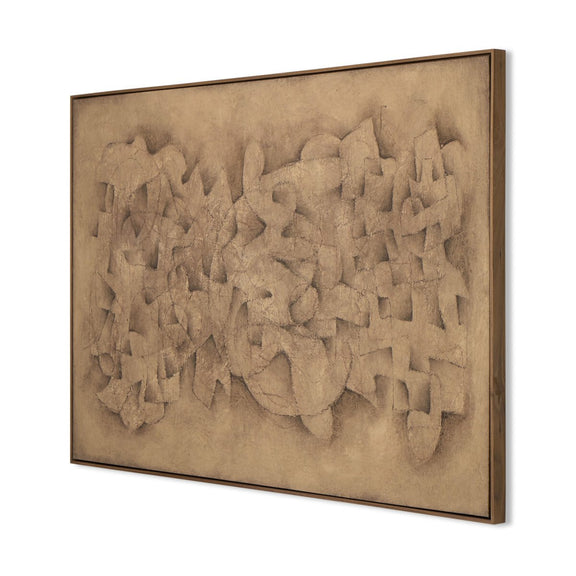 Desert Fortress by Benjamin Galvan - Rustic Walnut Floater