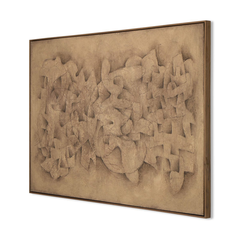 Desert Fortress by Benjamin Galvan - Rustic Walnut Floater
