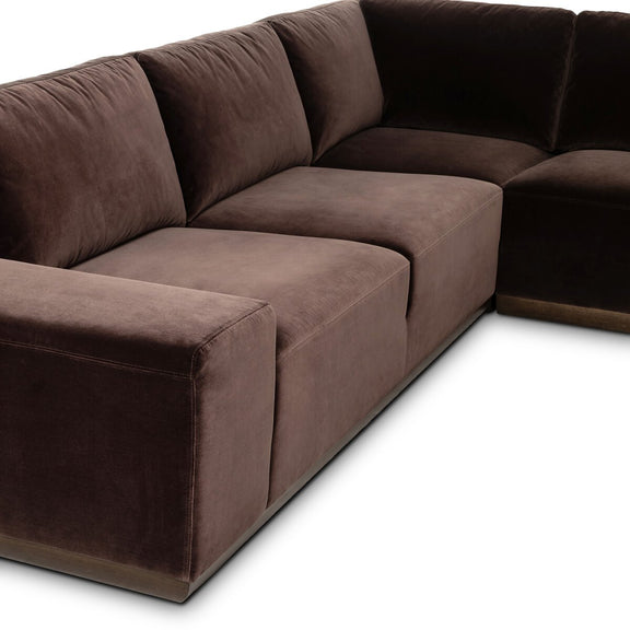 Isaiah 3-Piece Sectional - Surrey Cocoa