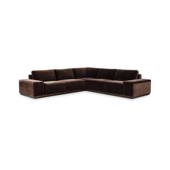 Isaiah 3-Piece Sectional - Surrey Cocoa