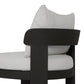 Jackson Outdoor Metal Armless Dining Chair - Alessi Linen