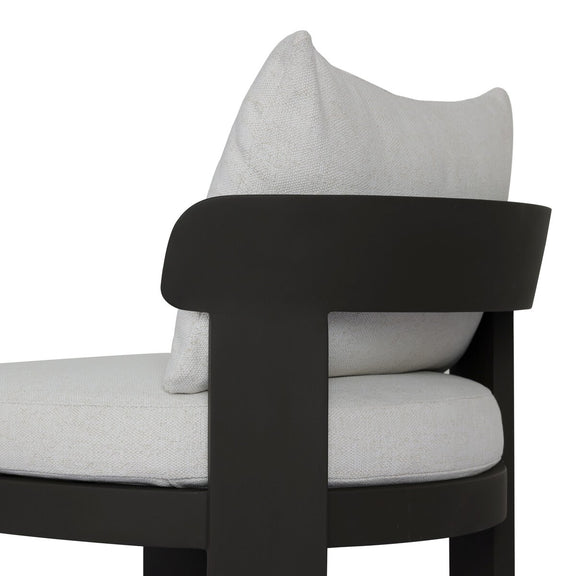 Jackson Outdoor Metal Armless Dining Chair - Alessi Linen