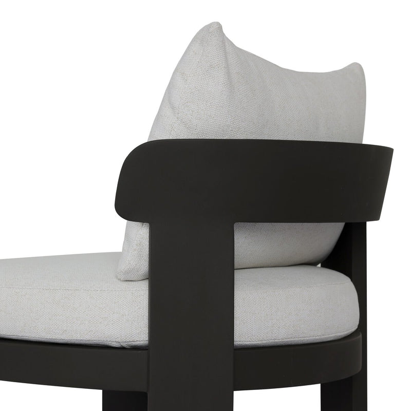 Jackson Outdoor Metal Armless Dining Chair - Alessi Linen