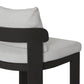 Jackson Outdoor Metal Armless Dining Chair - Alessi Linen