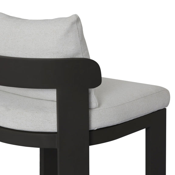 Jackson Outdoor Metal Armless Dining Chair - Alessi Linen