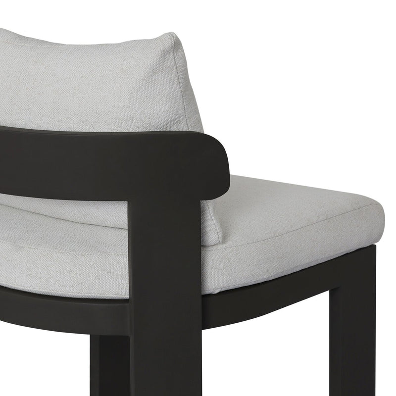 Jackson Outdoor Metal Armless Dining Chair - Alessi Linen
