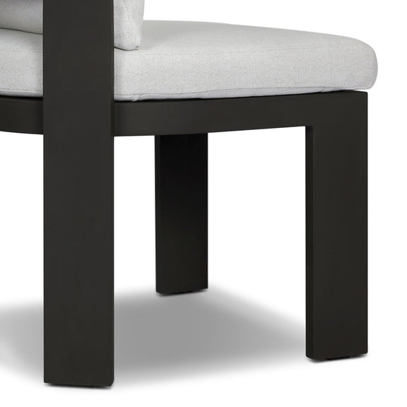Jackson Outdoor Metal Armless Dining Chair - Alessi Linen