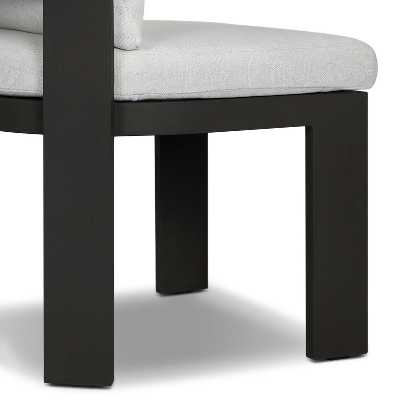 Jackson Outdoor Metal Armless Dining Chair - Alessi Linen