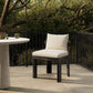 Jackson Outdoor Metal Armless Dining Chair - Alessi Linen