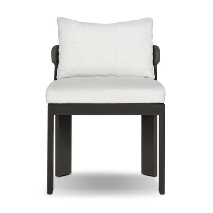 Jackson Outdoor Metal Armless Dining Chair - Alessi Linen