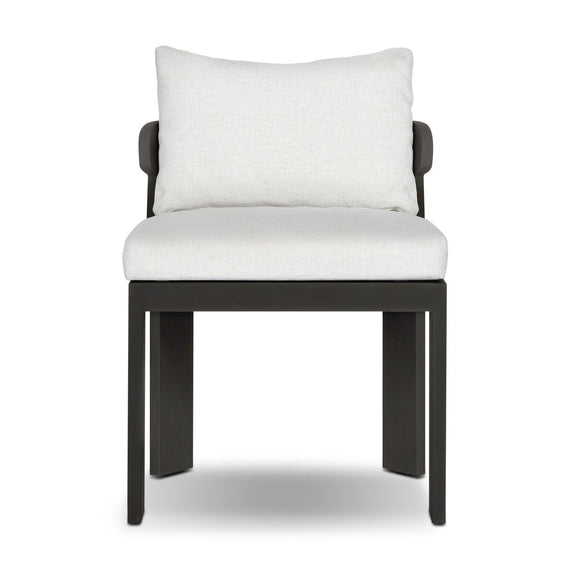 Jackson Outdoor Metal Armless Dining Chair - Alessi Linen