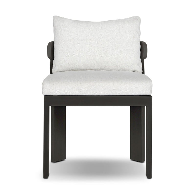 Jackson Outdoor Metal Armless Dining Chair - Alessi Linen