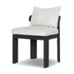 Jackson Outdoor Metal Armless Dining Chair - Alessi Linen
