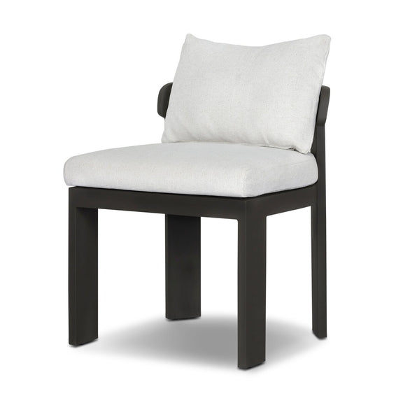 Jackson Outdoor Metal Armless Dining Chair - Alessi Linen