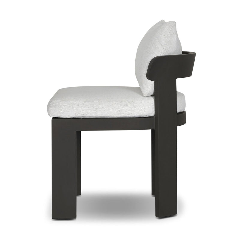 Jackson Outdoor Metal Armless Dining Chair - Alessi Linen