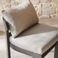 Jackson Outdoor Metal Armless Dining Chair - Concha Fog