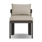Jackson Outdoor Metal Armless Dining Chair - Concha Fog