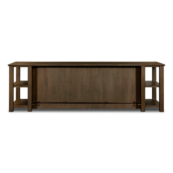 Falkner Kitchen Island - Warm Natural Oak Veneer