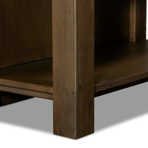 Falkner Kitchen Island - Warm Natural Oak Veneer
