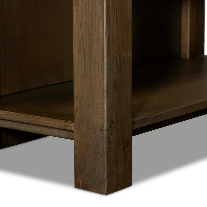 Falkner Kitchen Island - Warm Natural Oak Veneer