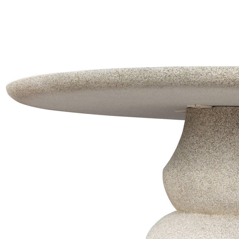 Faber Outdoor Dining Table - Aged Natural Concrete
