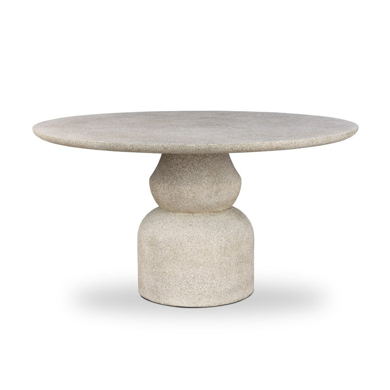 Faber Outdoor Dining Table - Aged Natural Concrete