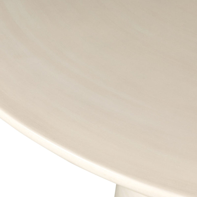 Faber Outdoor Dining Table - Glossy Cream Concrete