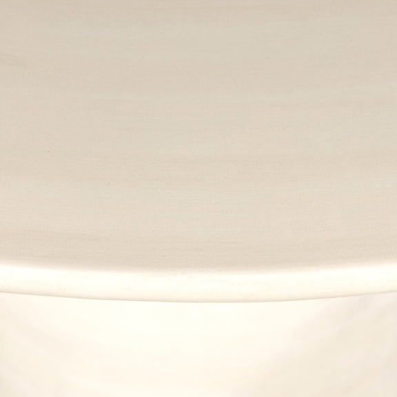 Faber Outdoor Dining Table - Glossy Cream Concrete