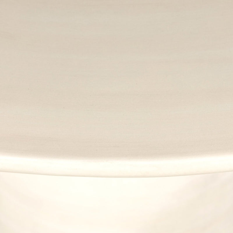 Faber Outdoor Dining Table - Glossy Cream Concrete