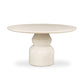 Faber Outdoor Dining Table - Glossy Cream Concrete