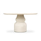 Faber Outdoor Dining Table - Glossy Cream Concrete