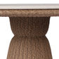 Palmara Outdoor Dining Table-55" - White Marble