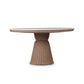 Palmara Outdoor Dining Table-55" - White Marble