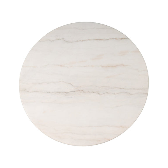 Palmara Outdoor Dining Table-55" - White Marble