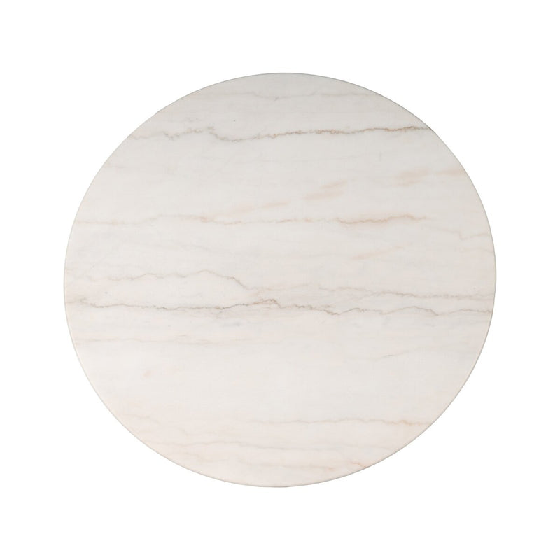 Palmara Outdoor Dining Table-55" - White Marble
