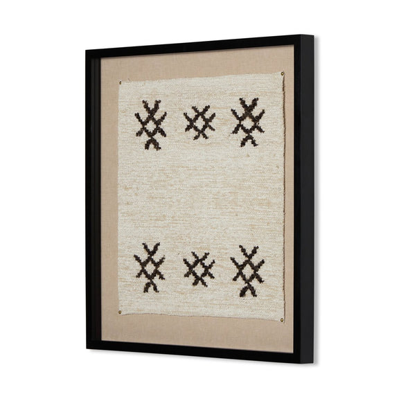 Ankara Textile I by FH Art Studio - Black Maple