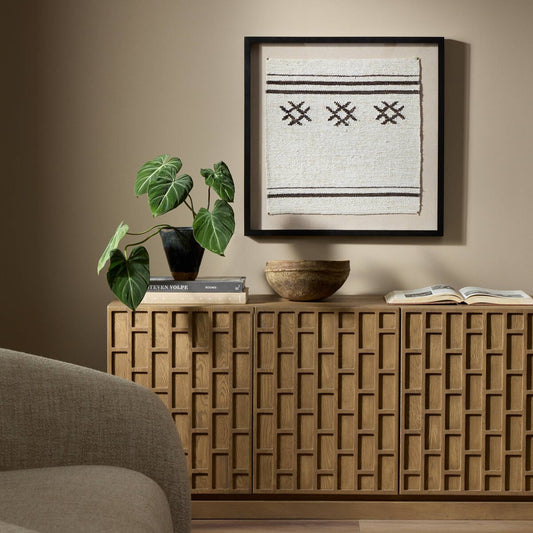 Ankara Textile III by FH Art Studio - Black Maple