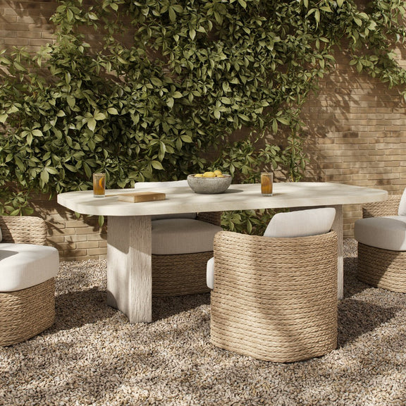 Alessandro Outdoor Dining Table-86"