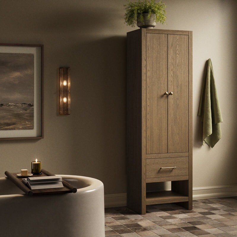 Anthem Bath Storage - Washed Natural