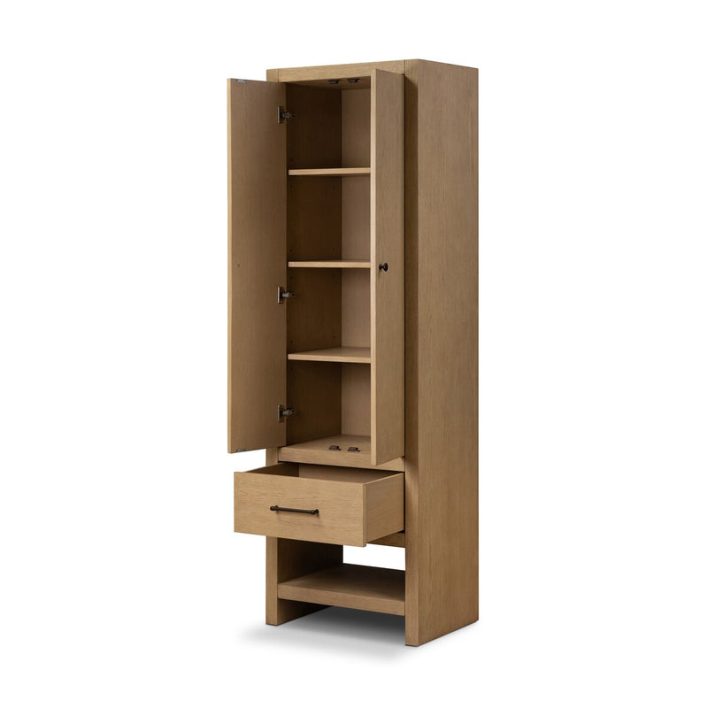 Anthem Bath Storage - Satin Light Wash Oak