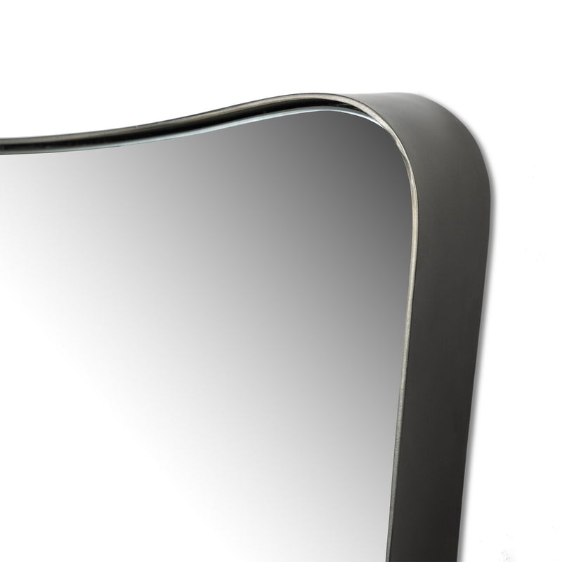 Hamza Wall Mirror - Dark Antique Iron