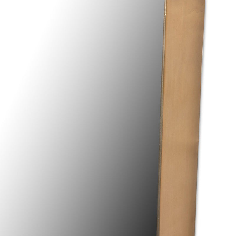 Hamza Wall Mirror - Aged Brass Iron