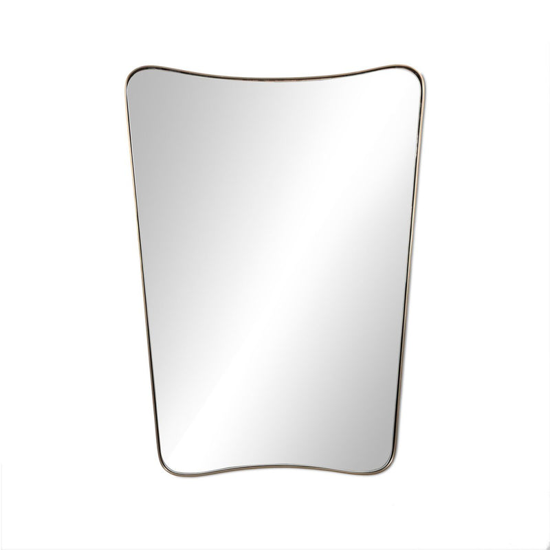 Hamza Wall Mirror - Aged Brass Iron